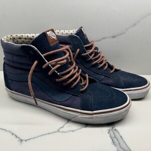 Vans SK8-Hi Reissue Dress Blue White Mens 10.5